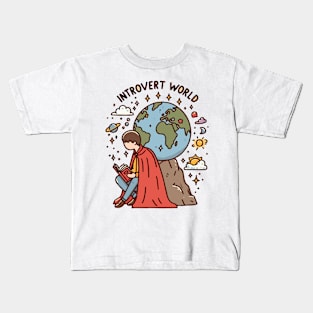 Introvert World Kids T-Shirt